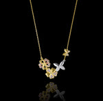 Load image into Gallery viewer, Springtime Beauty Gold Necklace - PEACORA
