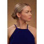 Load image into Gallery viewer, Peacora&#39;s Blue Feathered Earrings - PEACORA
