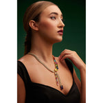 Load image into Gallery viewer, Colorburst Cascade Necklace - PEACORA
